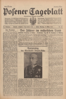 Posener Tageblatt = Poznańska Gazeta Codzienna. Jg.78, Nr. 65 (19 März 1939) + dod.