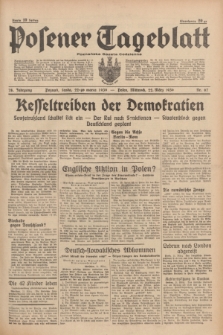 Posener Tageblatt = Poznańska Gazeta Codzienna. Jg.78, Nr. 67 (22 März 1939) + dod.