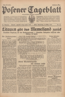 Posener Tageblatt = Poznańska Gazeta Codzienna. Jg.78, Nr. 68 (23 März 1939) + dod.