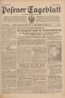 Posener Tageblatt = Poznańska Gazeta Codzienna. Jg.78, Nr. 73 (29 März 1939) + dod.