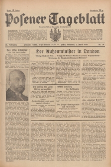 Posener Tageblatt = Poznańska Gazeta Codzienna. Jg.78, Nr. 79 (5 April 1939) + dod.