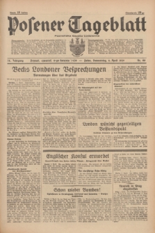 Posener Tageblatt = Poznańska Gazeta Codzienna. Jg.78, Nr. 80 (6 April 1939) + dod.