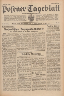 Posener Tageblatt = Poznańska Gazeta Codzienna. Jg.78, Nr. 88 (18 April 1939) + dod.
