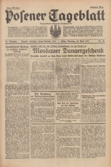 Posener Tageblatt = Poznańska Gazeta Codzienna. Jg.78, Nr. 93 (23 April 1939) + dod.