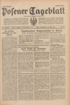 Posener Tageblatt = Poznańska Gazeta Codzienna. Jg.78, Nr. 96 (27 April 1939) + dod.