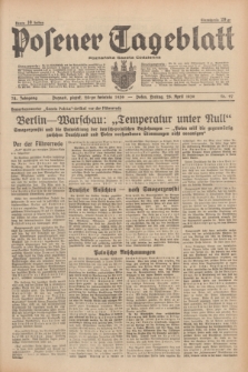 Posener Tageblatt = Poznańska Gazeta Codzienna. Jg.78, Nr. 97 (28 April 1939) + dod.