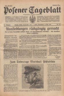 Posener Tageblatt = Poznańska Gazeta Codzienna. Jg.78, Nr. 110 (13 Mai 1939) + dod.