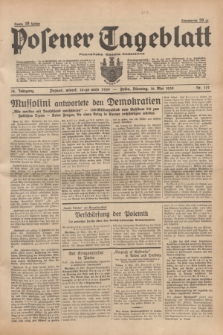 Posener Tageblatt = Poznańska Gazeta Codzienna. Jg.78, Nr. 112 (16 Mai 1939) + dod.