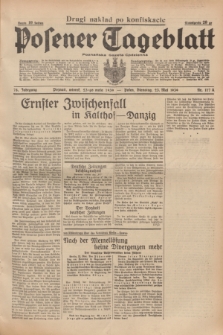 Posener Tageblatt = Poznańska Gazeta Codzienna. Jg.78, Nr. 117 A (23 Mai 1939) + dod. (drugi nakład po konfiskacie)