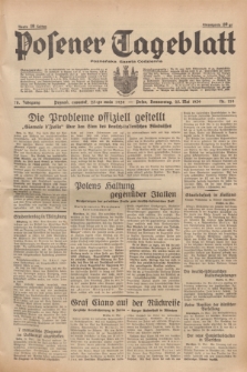 Posener Tageblatt = Poznańska Gazeta Codzienna. Jg.78, Nr. 119 (25 Mai 1939) + dod.