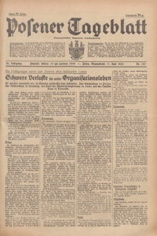 Posener Tageblatt = Poznańska Gazeta Codzienna. Jg.78, Nr. 137 (17 Juni 1939) + dod.