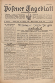 Posener Tageblatt = Poznańska Gazeta Codzienna. Jg.78, Nr. 139 (20 Juni 1939) + dod.