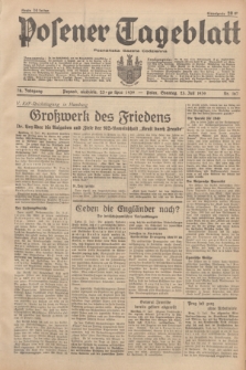 Posener Tageblatt = Poznańska Gazeta Codzienna. Jg.78, Nr. 167 (23 Juli 1939) + dod.