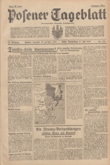 Posener Tageblatt = Poznańska Gazeta Codzienna. Jg.78, Nr. 170 (27 Juli 1939) + dod.