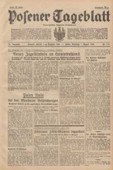 Posener Tageblatt = Poznańska Gazeta Codzienna. Jg.78, Nr. 174 (1 August 1939) + dod.