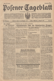 Posener Tageblatt = Poznańska Gazeta Codzienna. Jg.78, Nr. 175 (2 August 1939) + dod.