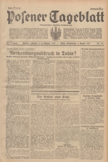 Posener Tageblatt = Poznańska Gazeta Codzienna. Jg.78, Nr. 176 (3 August 1939) + dod.