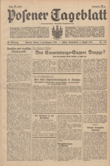 Posener Tageblatt = Poznańska Gazeta Codzienna. Jg.78, Nr. 178 (5 August 1939) + dod.