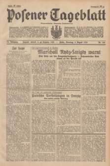 Posener Tageblatt = Poznańska Gazeta Codzienna. Jg.78, Nr. 180 (8 August 1939) + dod.