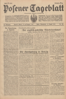 Posener Tageblatt = Poznańska Gazeta Codzienna. Jg.78, Nr. 184 (12 August 1939) + dod.