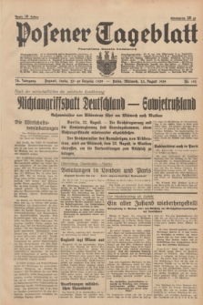 Posener Tageblatt = Poznańska Gazeta Codzienna. Jg.78, Nr. 192 (23 August 1939) + dod.
