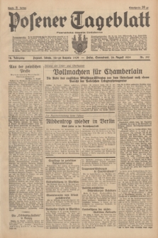 Posener Tageblatt = Poznańska Gazeta Codzienna. Jg.78, Nr. 195 (26 August 1939) + dod.