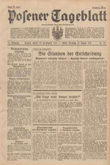 Posener Tageblatt = Poznańska Gazeta Codzienna. Jg.78, Nr. 197 (29 August 1939) + dod.
