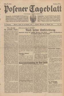 Posener Tageblatt = Poznańska Gazeta Codzienna. Jg.78, Nr. 198 (30 August 1939) + dod.