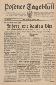 Posener Tageblatt. Jg.78, Nr. 203 (13 September 1939)