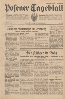 Posener Tageblatt. Jg.78, Nr. 204 (14 September 1939)