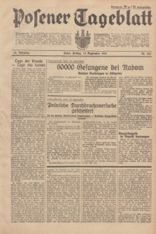 Posener Tageblatt. Jg.78, Nr. 205 (15 September 1939)