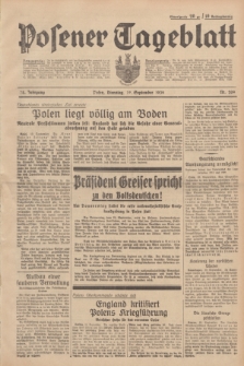 Posener Tageblatt. Jg.78, Nr. 209 (19 September 1939)