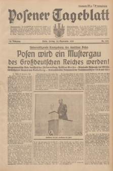 Posener Tageblatt. Jg.78, Nr. 212 (22 September 1939)