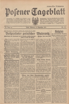 Posener Tageblatt. Jg.78, Nr. 216 (27 September 1939)