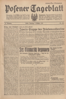 Posener Tageblatt. Jg.78, Nr. 222 (3 Oktober 1939)