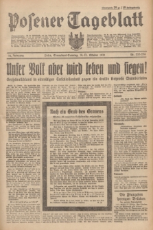 Posener Tageblatt. Jg.78, Nr. 233/234 (14/15 October 1939)