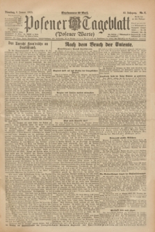 Posener Tageblatt (Posener Warte). Jg.62, Nr. 5 (9 Januar 1923) + dod.