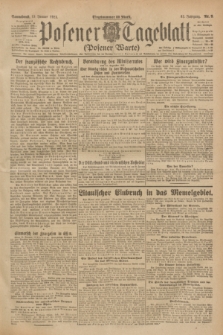 Posener Tageblatt (Posener Warte). Jg.62, Nr. 9 (13 Januar 1923) + dod.