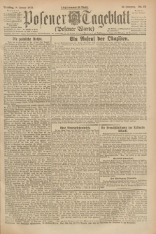 Posener Tageblatt (Posener Warte). Jg.62, Nr. 11 (16 Januar 1923) + dod.