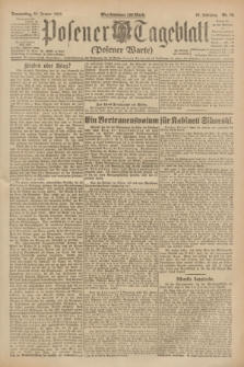 Posener Tageblatt (Posener Warte). Jg.62, Nr. 19 (25 Januar 1923) + dod.