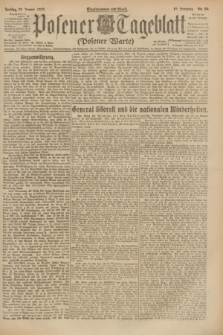 Posener Tageblatt (Posener Warte). Jg.62, Nr. 20 (26 Januar 1923) + dod.