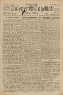 Posener Tageblatt (Posener Warte). Jg.62, Nr. 22 (28 Januar 1923) + dod.