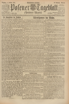 Posener Tageblatt (Posener Warte). Jg.62, Nr. 34 (13 Februar 1923) + dod.