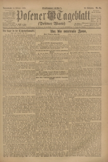 Posener Tageblatt (Posener Warte). Jg.62, Nr. 44 (24 Februar 1923) + dod.