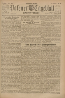 Posener Tageblatt (Posener Warte). Jg.62, Nr. 52 (6 März 1923) + dod.