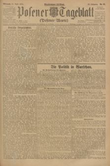 Posener Tageblatt (Posener Warte). Jg.62, Nr. 93 (25 April 1923) + dod.