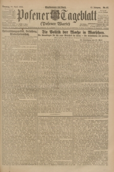 Posener Tageblatt (Posener Warte). Jg.62, Nr. 97 (29 April 1923) + dod.