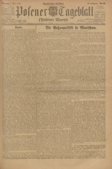 Posener Tageblatt (Posener Warte). Jg.62, Nr. 99 (2 Mai 1923) + dod.