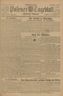 Posener Tageblatt (Posener Warte). Jg.62, Nr. 100 (3 Mai 1923) + dod.