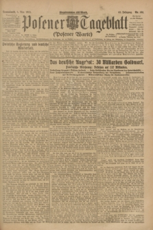 Posener Tageblatt (Posener Warte). Jg.62, Nr. 101 (5 Mai 1923) + dod.